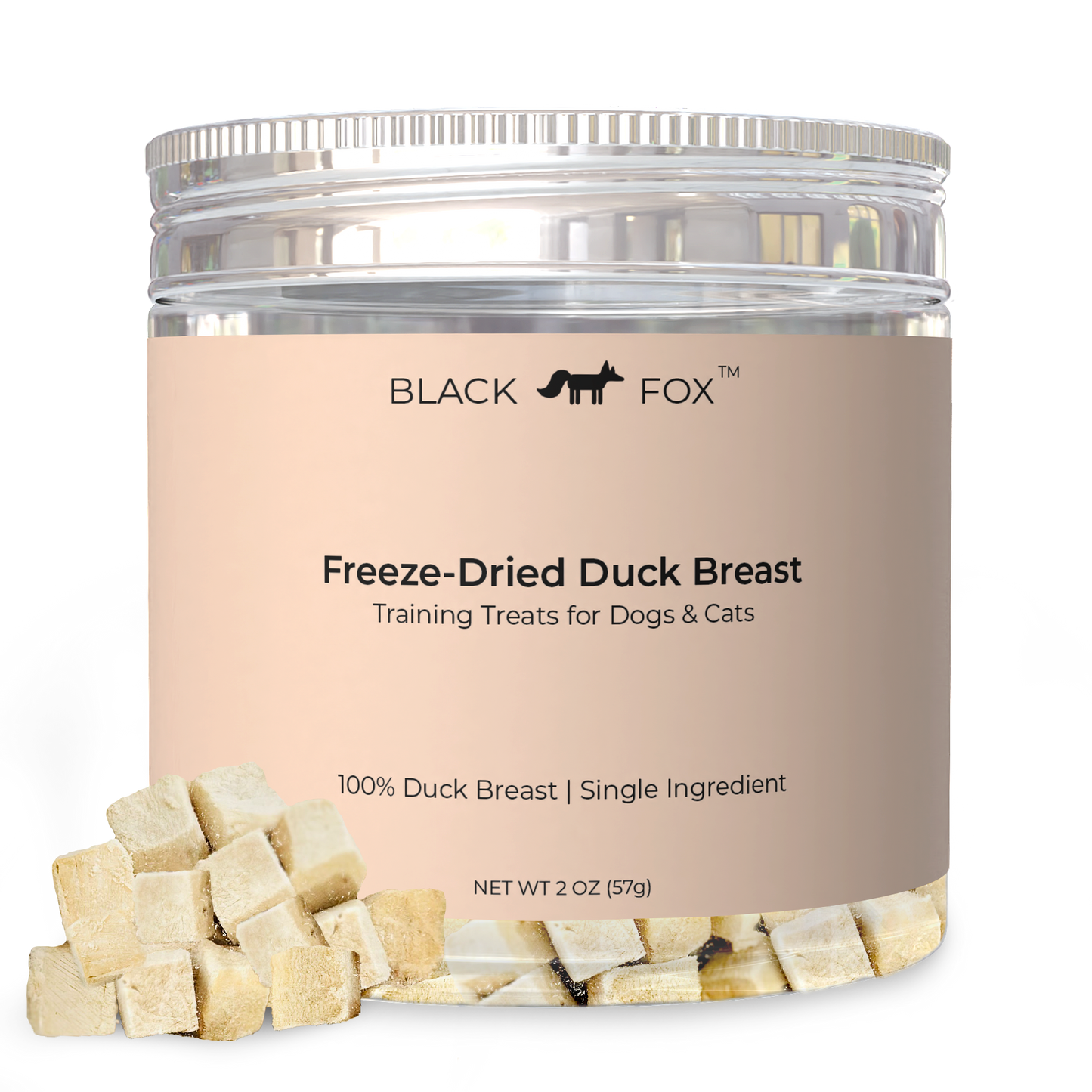 Freeze-Dried Duck Breast Training Treats Snacks for Dogs and Cats | 2oz