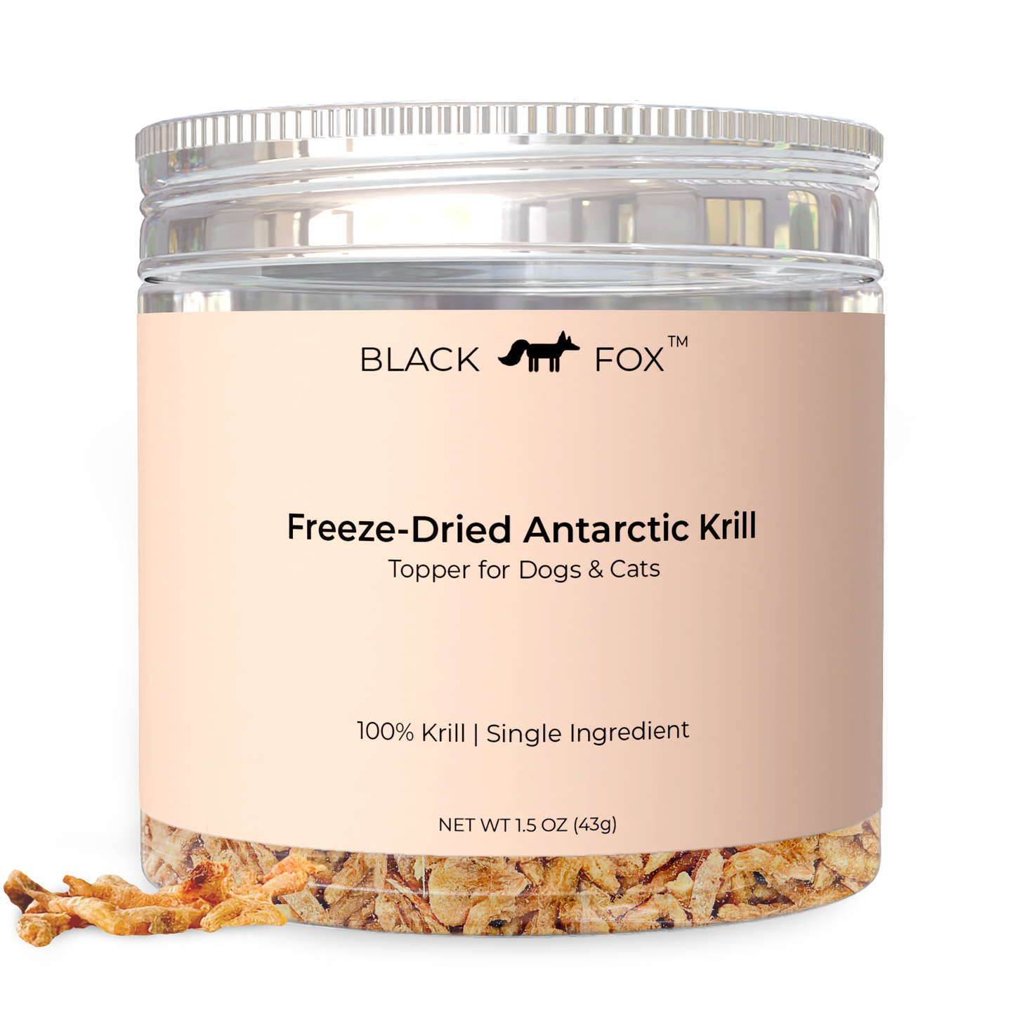 Freeze-Dried Antarctic Krill Treats Snacks for Dogs and Cats | 1.5 oz