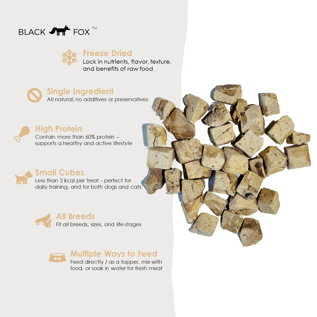 Freeze-Dried Chicken Liver Training Treats for Dogs & Cats Snack