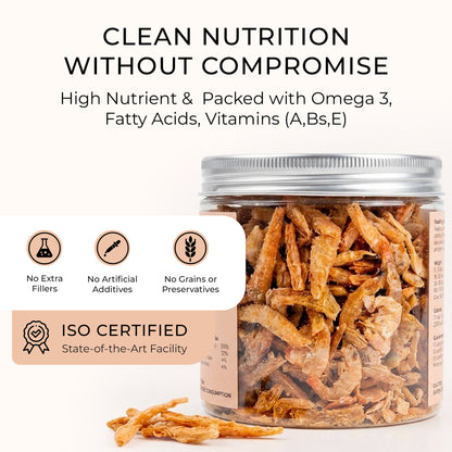 Freeze-Dried Antarctic Krill Treats Snacks for Dogs and Cats | 1.5 oz