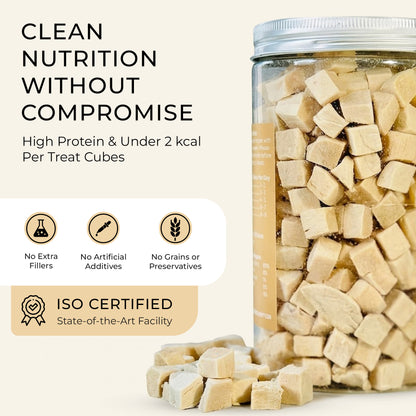 Freeze-Dried Chicken Breast Training Treats Snacks for Dogs & Cats
