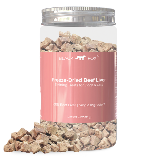 Freeze-Dried Beef Liver Training Treats Snacks for Dogs & Cats