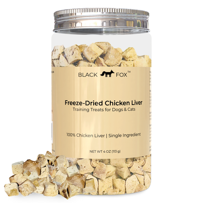 Freeze-Dried Chicken Liver Training Treats for Dogs & Cats Snack