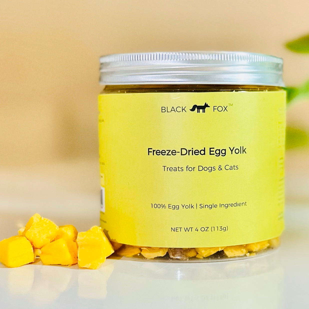 BLACK FOX Freeze Dried Egg Yolk Treats For Dogs Cats black-fox-freeze-dried-egg-yolk-treats-for-dogs-cats