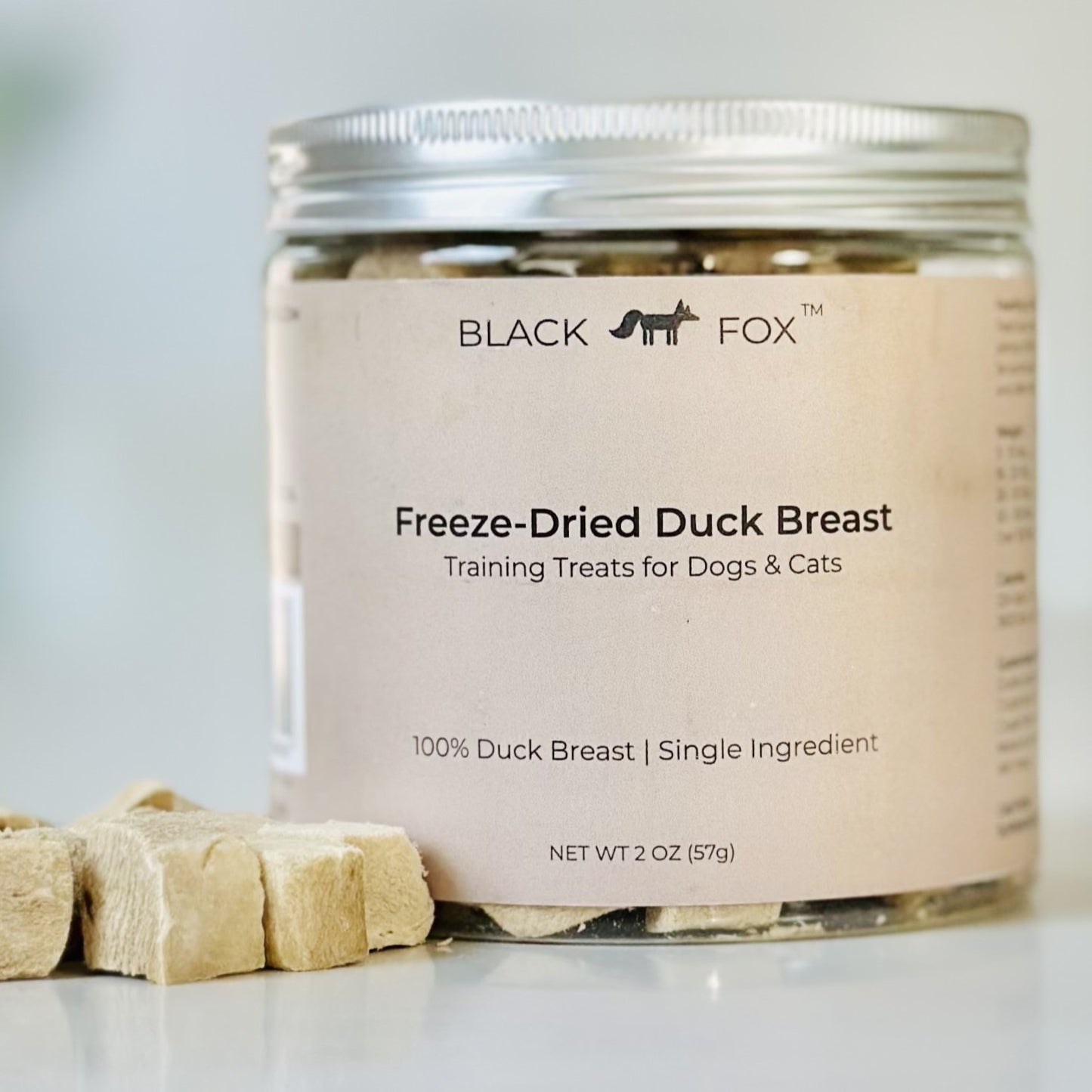 Freeze-Dried Duck Breast Dog Treats | Cat Treats | 2oz