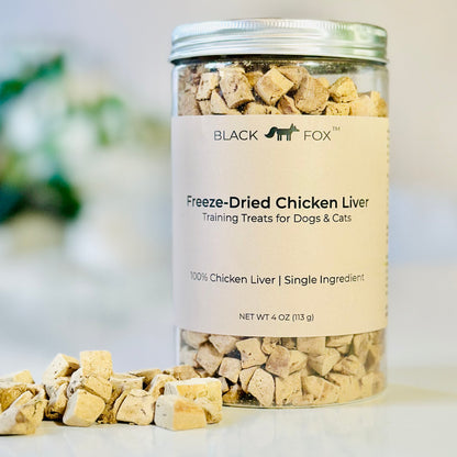 Freeze-Dried Chicken Liver Training Treats for Dogs & Cats