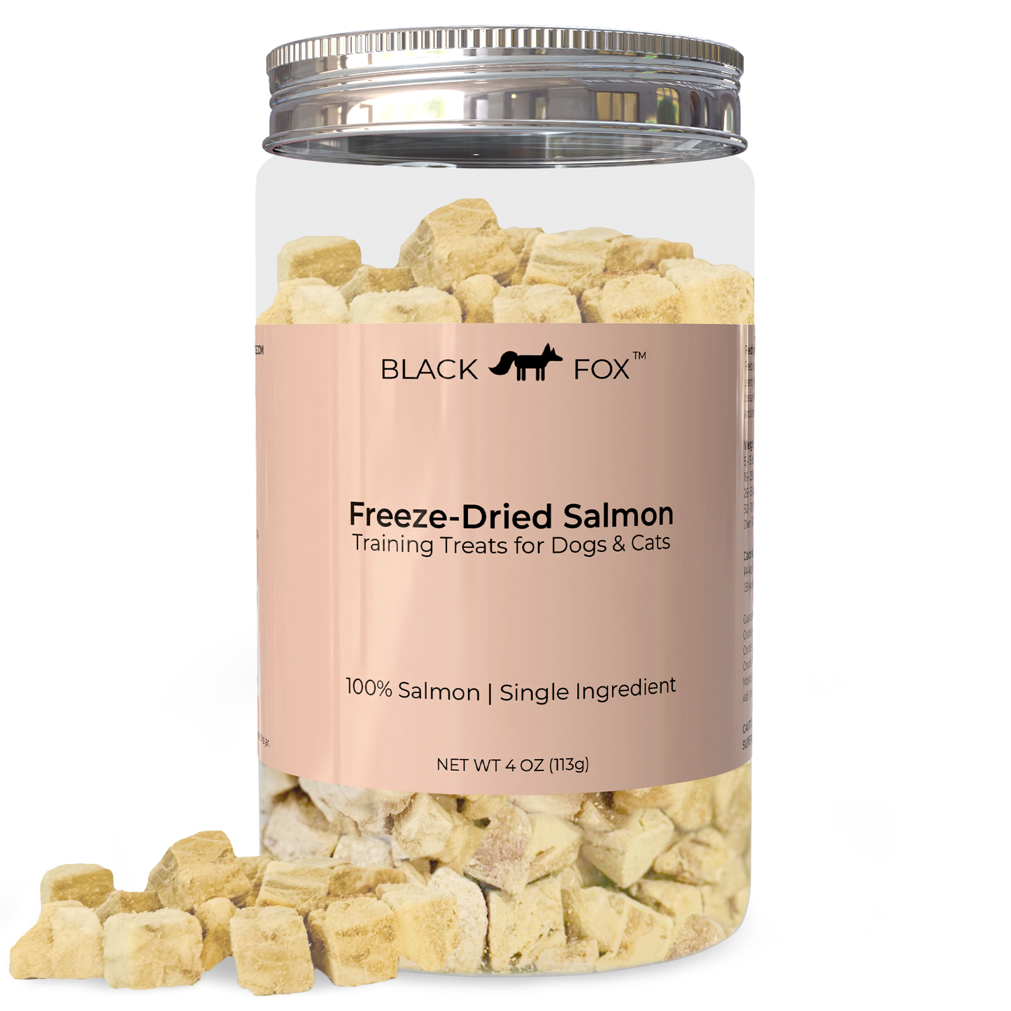 Freeze-Dried Salmon Training Treats Snacks for Dogs & Cats