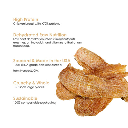 Dehydrated Chicken Breast | USDA Chicken | Single Ingredient